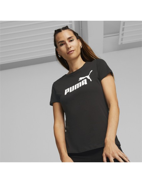 Camiseta Puma Mujer Logo Negra