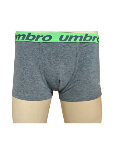 Boxer Umbro Strech Cotton Grey / Green