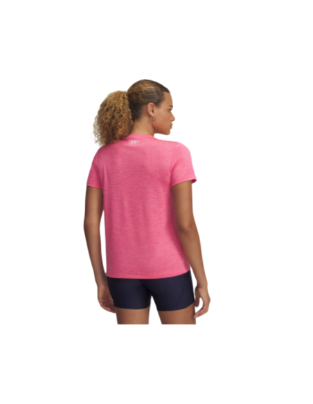 Camiseta Under Armour Mujer Tech Twis Rosa