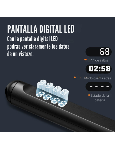 Comba inteligente Smartia con app negro