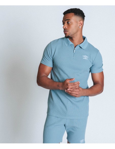 Polo Umbro Waffle Infinity Blue