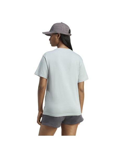 Adidas Soft Side celeste - Camiseta casual deportiva de mujer