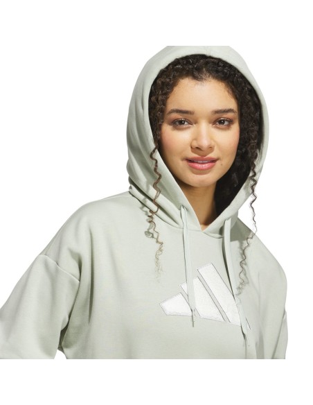 Sudadera Adidas Chenille Gris Mujer