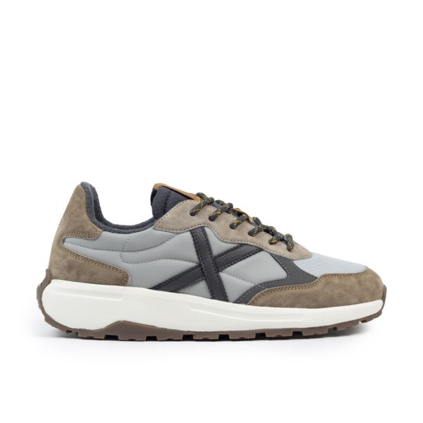 Zapatilla Munich Hombre Babel Gris