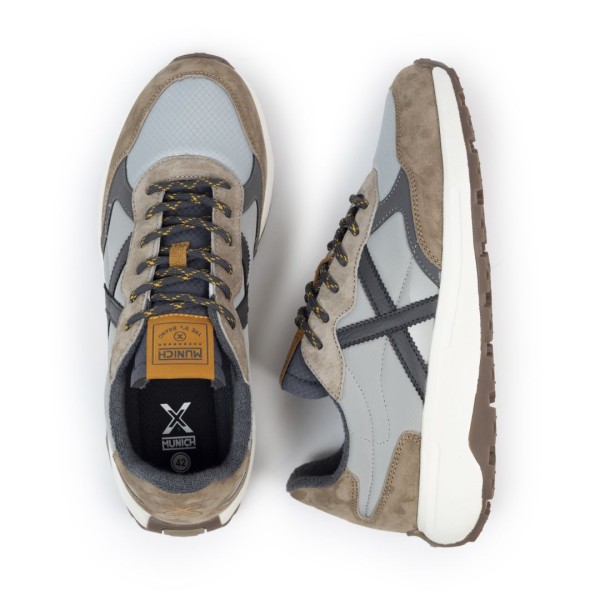 Zapatilla Munich Hombre Babel Gris 2