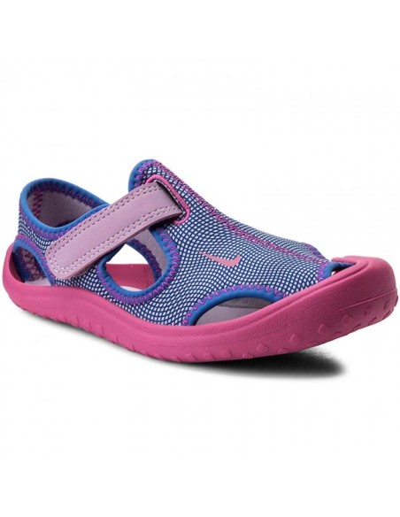 Chancla Sunray Protect Nike Junior Azul