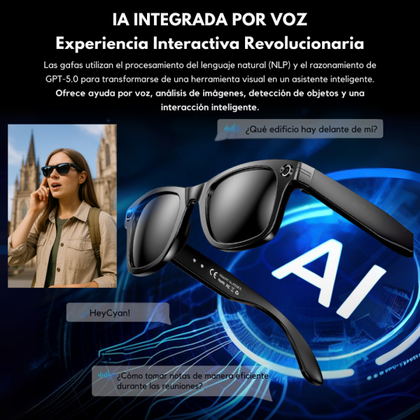 Gafas Inteligentes Smartia Vision Pro Negra 2