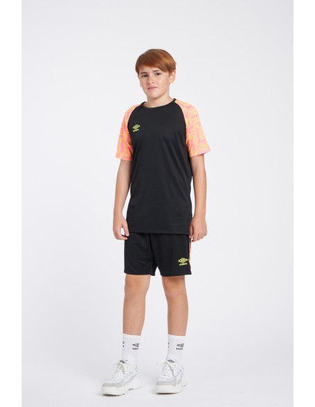 Short Umbro Axis Knit Umbro Junior Negro / Amarillo / Rosa
