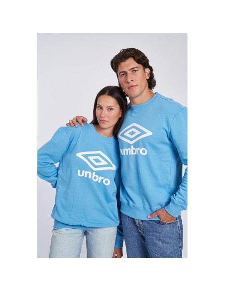 Sudadera Umbro Mujer FW Large Logo Sweat Celeste