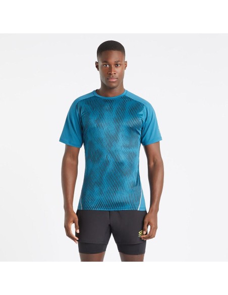 CAMISETA UMBRO PRO TRAINING ELITE GRAPHIC JERSEY BLUE CORAL