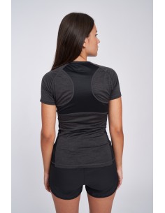 CAMISETA UMBRO MUJER PRO TRAINING MARL POLY TEE - WOMENS - BLACK MARL 2