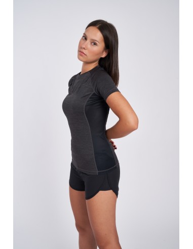 CAMISETA UMBRO MUJER PRO TRAINING MARL POLY TEE - WOMENS - BLACK MARL