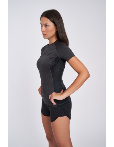 CAMISETA UMBRO MUJER PRO TRAINING MARL POLY TEE - WOMENS - BLACK MARL