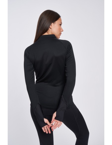 CHAQUETA UMBRO MUJER PRO TRAINING JACKET - WOMENS - BLACK / LIMEADE