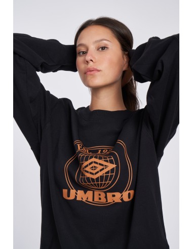 SUDADERA UMBRO COLLEGIATE GRAPHIC SWEAT BLACK