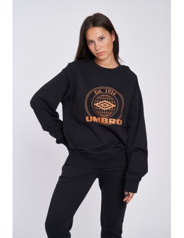 SUDADERA UMBRO COLLEGIATE GRAPHIC SWEAT BLACK