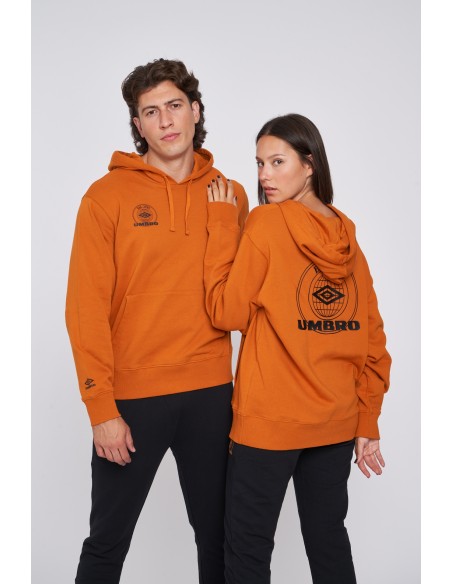 SUDADERA UMBRO MUJER COLLEGIATE GRAPHIC HOODIE PUMPKIN SPICE