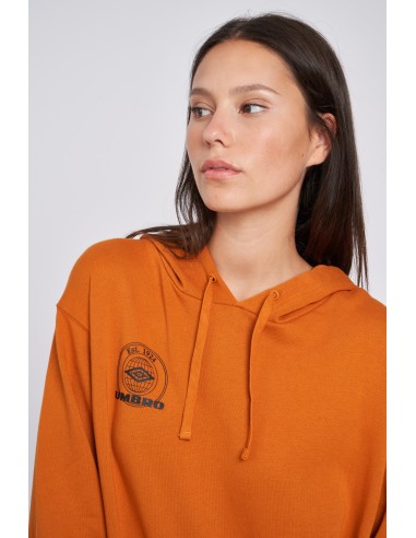 SUDADERA UMBRO MUJER COLLEGIATE GRAPHIC HOODIE PUMPKIN SPICE