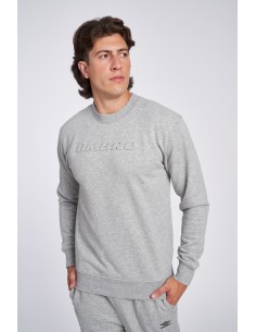 SUDADERA UMBRO EMBOSSED LOGO SWEAT GREY MARL 2