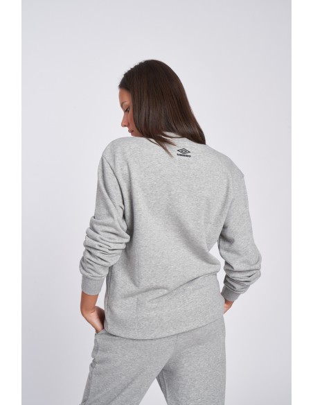 SUDADERA UMBRO EMBOSSED LOGO SWEAT GREY MARL