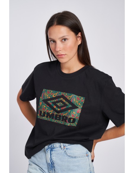 CAMISETA UMBRO PAISLEY GRAPHIC TEE BLACK