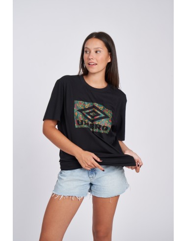 CAMISETA UMBRO PAISLEY GRAPHIC TEE BLACK