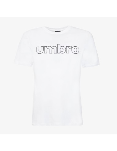 Camiseta Umbro Fw Linear Logo Graphic Tee Brilliant White