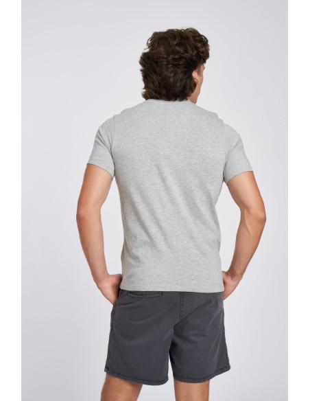 Camiseta Umbro Fw Linear Logo Graphic Tee Grey Marl