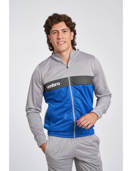 Chaqueta Umbro Fw Sportswear Track Topgrey Marl / Nouvean Navy / Woodland Grey