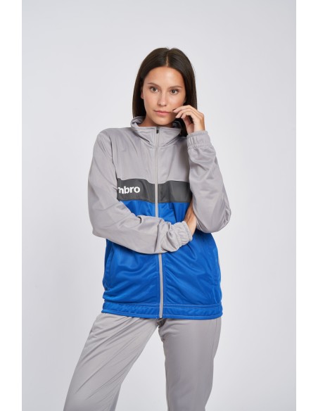 Chaqueta Umbro Fw Sportswear Track Topgrey Marl / Nouvean Navy / Woodland Grey