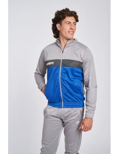 Chaqueta Umbro Fw Sportswear Track Topgrey Marl / Nouvean Navy / Woodland Grey