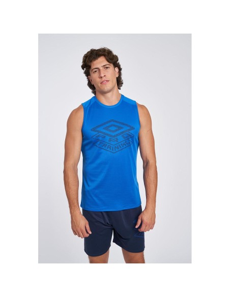 Camiseta Pro Training Active Vestregal Umbro Hombre Azul