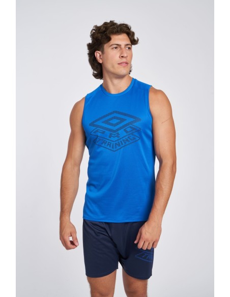 Camiseta Pro Training Active Vestregal Umbro Hombre Azul