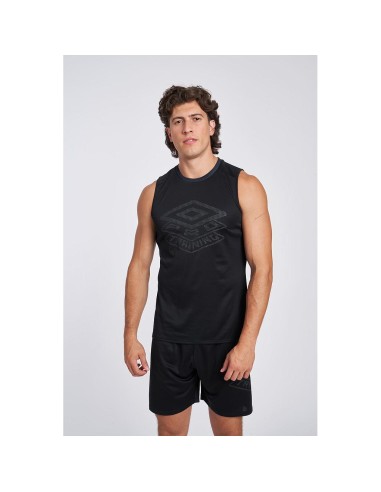 Camiseta Pro Active Umbro Hombre Negro