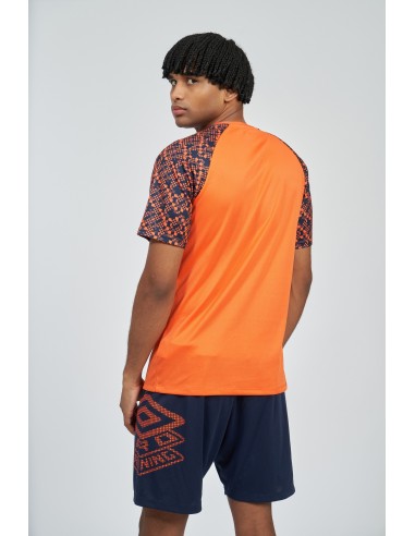 Short Pro Training Active Short Poly Short Dark Navy / Vermillion Orange