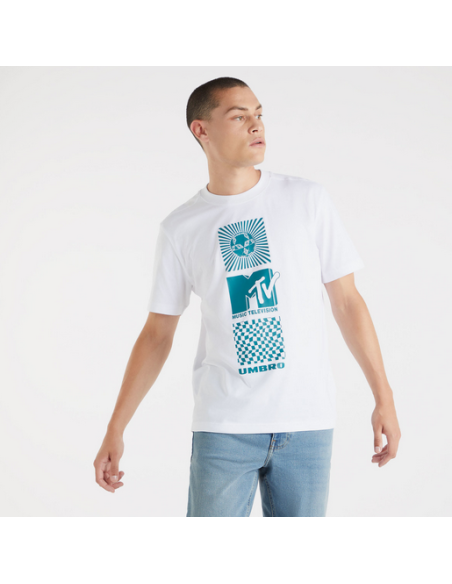 Camiseta Umbro x Mtv Graphic Tee Brilliant White