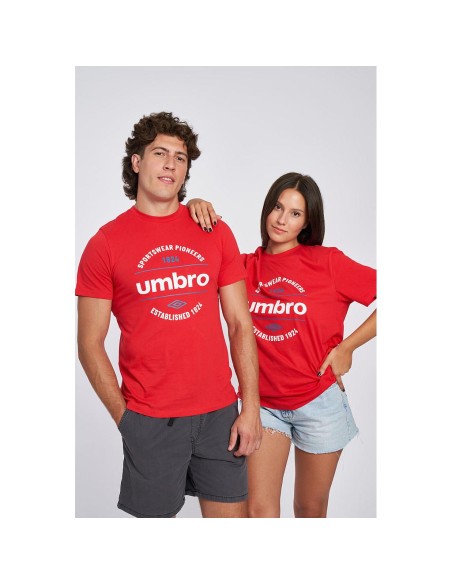 Camiseta Umbro Fw Circular Graphic Tee Vermillion