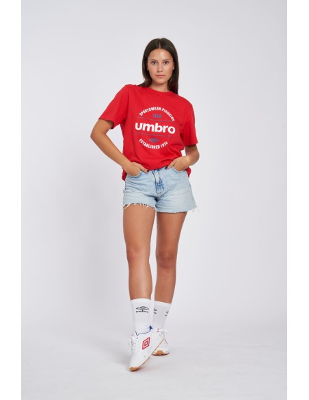 Camiseta Umbro Fw Circular Graphic Tee Vermillion