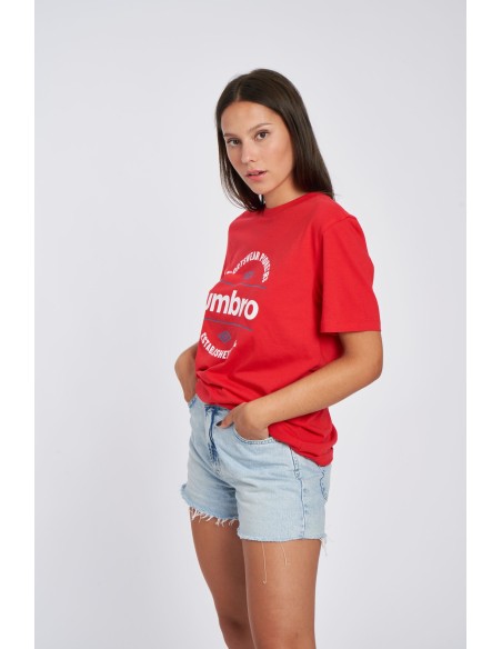 Camiseta Umbro Fw Circular Graphic Tee Vermillion
