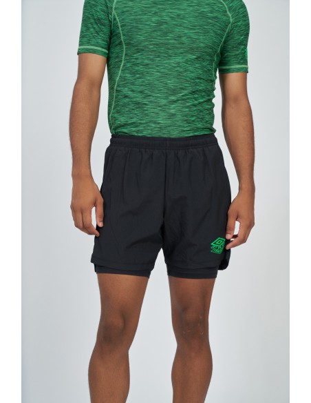 Short Umbro Pro Training Elite Hybryd Short Black / Andean Toucan