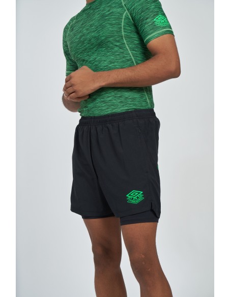 Short Umbro Pro Training Elite Hybryd Short Black / Andean Toucan