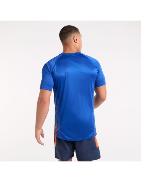Camiseta Umbro Pro Training Graphic Jersey Deep Surf / Vermillion Orange