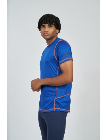 Camiseta Umbro Pro Training Poly Tee Deep Surf / Vermillion Orange