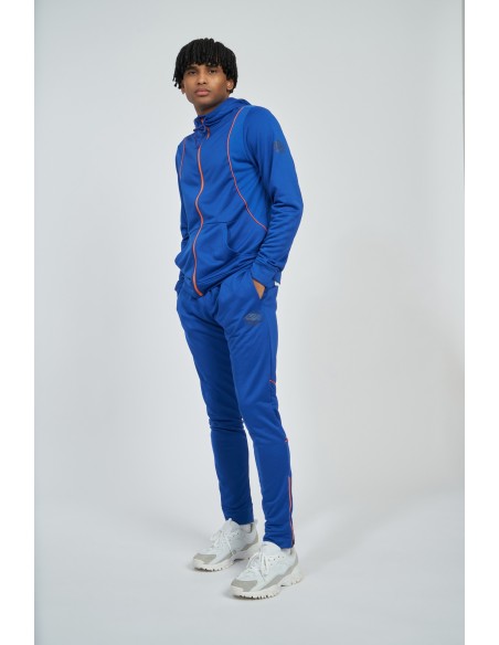 Chaqueta Umbro Pro Training FZ Hoodie Deep Surf / Vermillion Orange