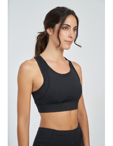 Sujetador Deportivo Umbro Mujer Pro Training Sports Bra - Womens Black / Harvest Gold