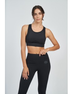 Sujetador Deportivo Umbro Mujer Pro Training Sports Bra - Womens Black / Harvest Gold 2