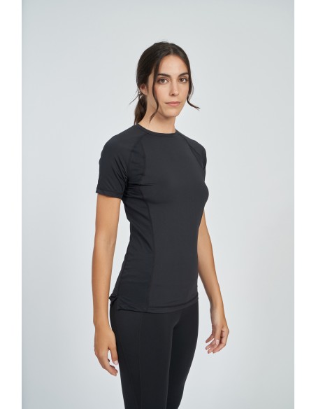 Camiseta Umbro Pro Training Poly Tee - Womens - Black / Harvest Gold