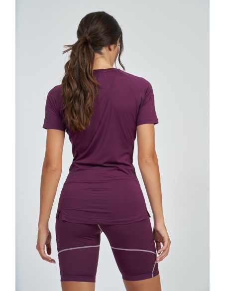 Camiseta Umbro Mujer Pro Training Poly Tee Burdeos