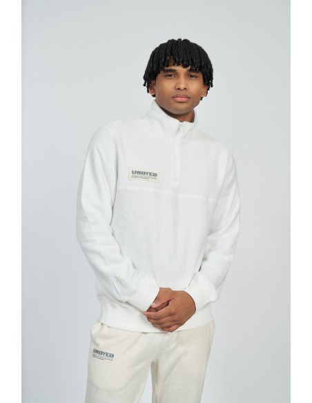 Polar Umbro Undyed 1/4 Zip Fleece Natural