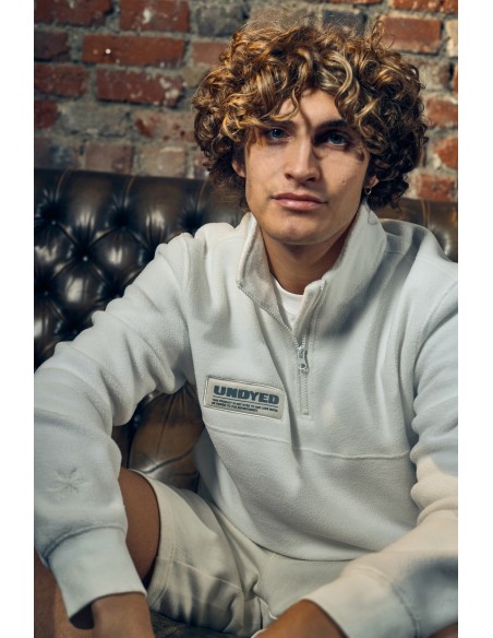 Polar Umbro Undyed 1/4 Zip Fleece Natural